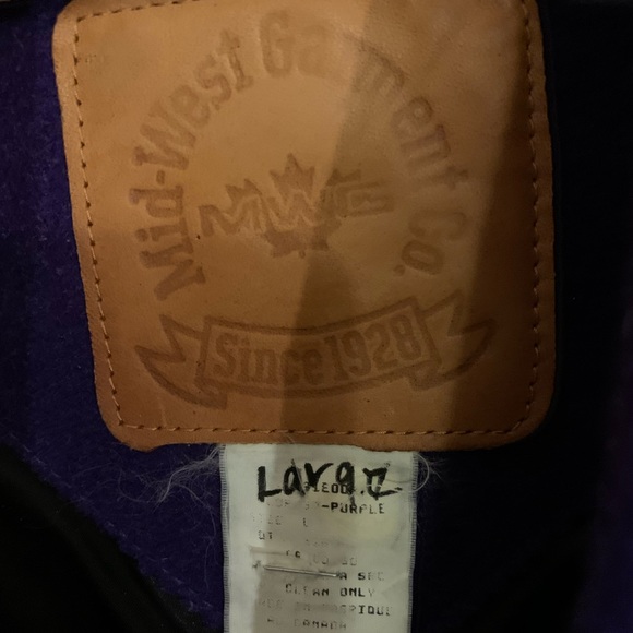 Mid West Garment CO. Purple Wool Jacket - Picture 4 of 4